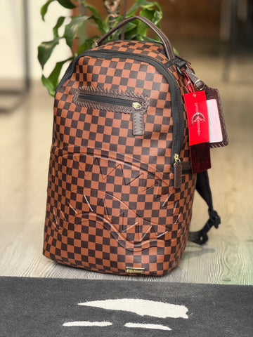 zaino sprayground core emboss check