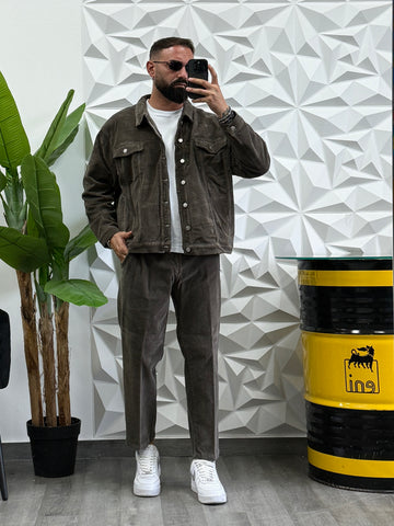 COORDINATO VELLUTO FANGO NEW JOB BRAND