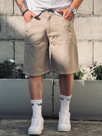 Bermuda jeans beige new job brand