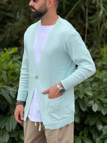 Cardigan acquamarina New Job Brand