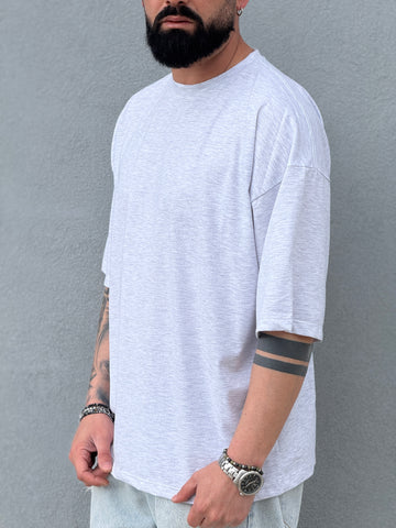 Shirt grigia 199 over manica 3/4