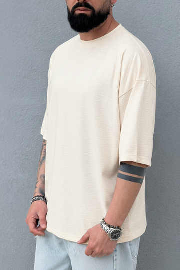 Shirt panna 199 over manica 3/4