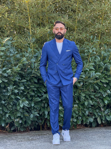 ABITO DOPPIOPETTO BLU
