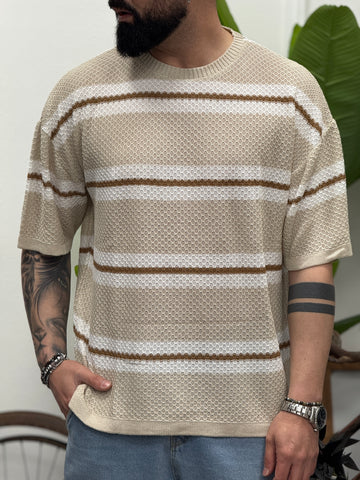 Shirt over cropped b/color New Job Brand