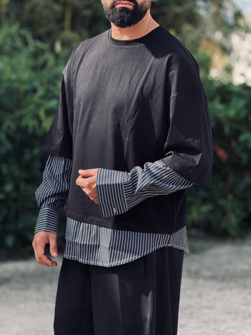 SHIRT LONGSLEEVE MANICA CAMICIA NEW JOB BRAND