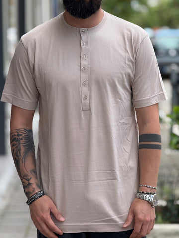Polo Shirt Beige New Job Brand