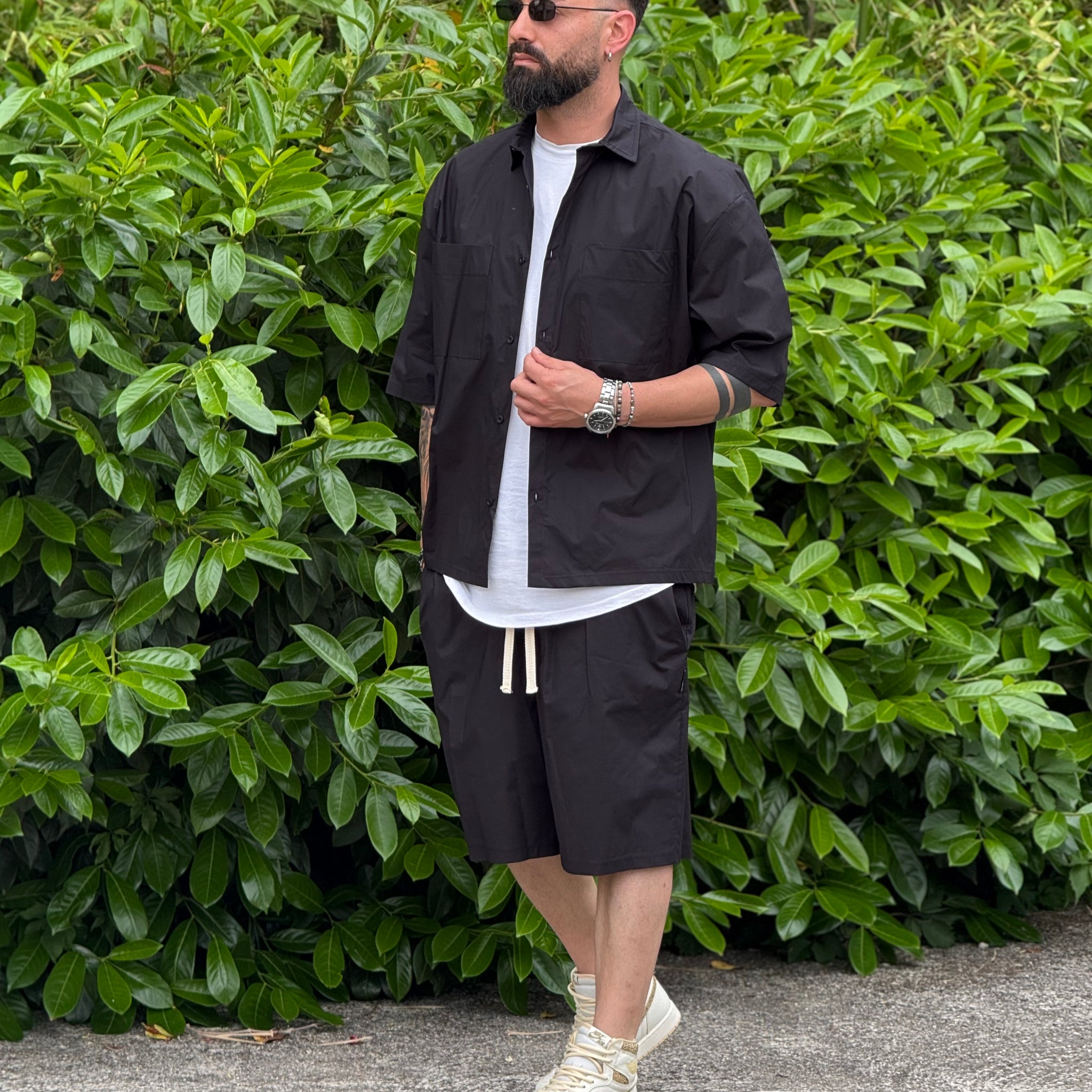 COORDINATO STRECH OVER NERO NEW JOB BRAND