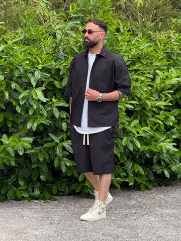 COORDINATO STRECH OVER NERO NEW JOB BRAND