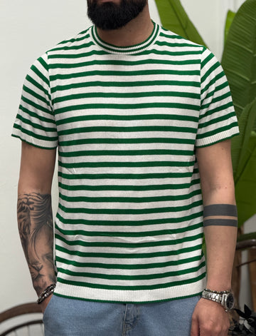 Shirt rigata in filo new job brand
