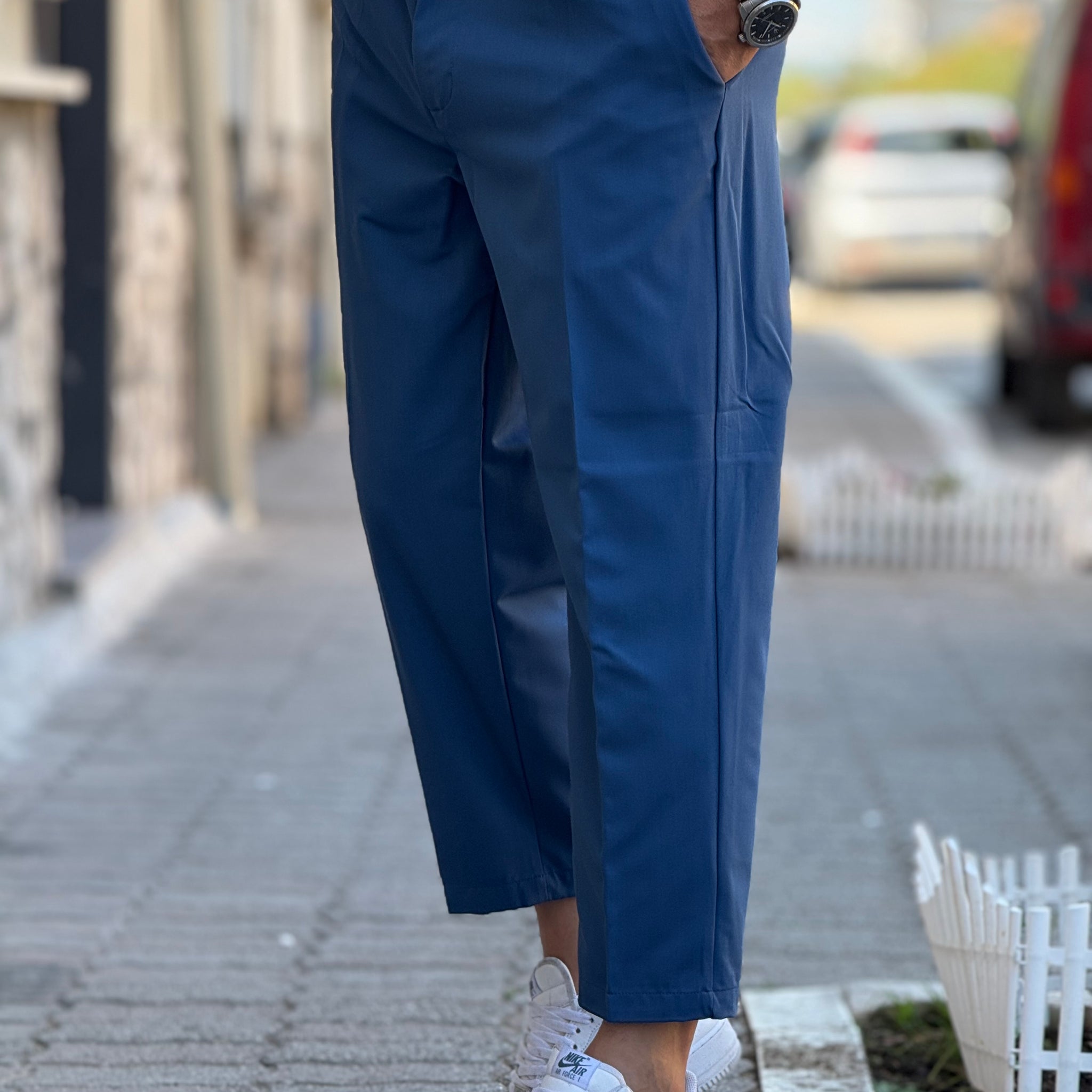 Pantalone paug147 Cobalto New Job Brand