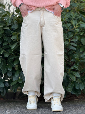 Jeans  balen ecru/tabacc new job brand