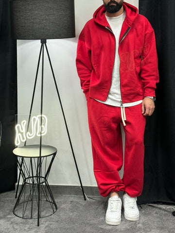 Tuta gb28 over rossa  new job brand