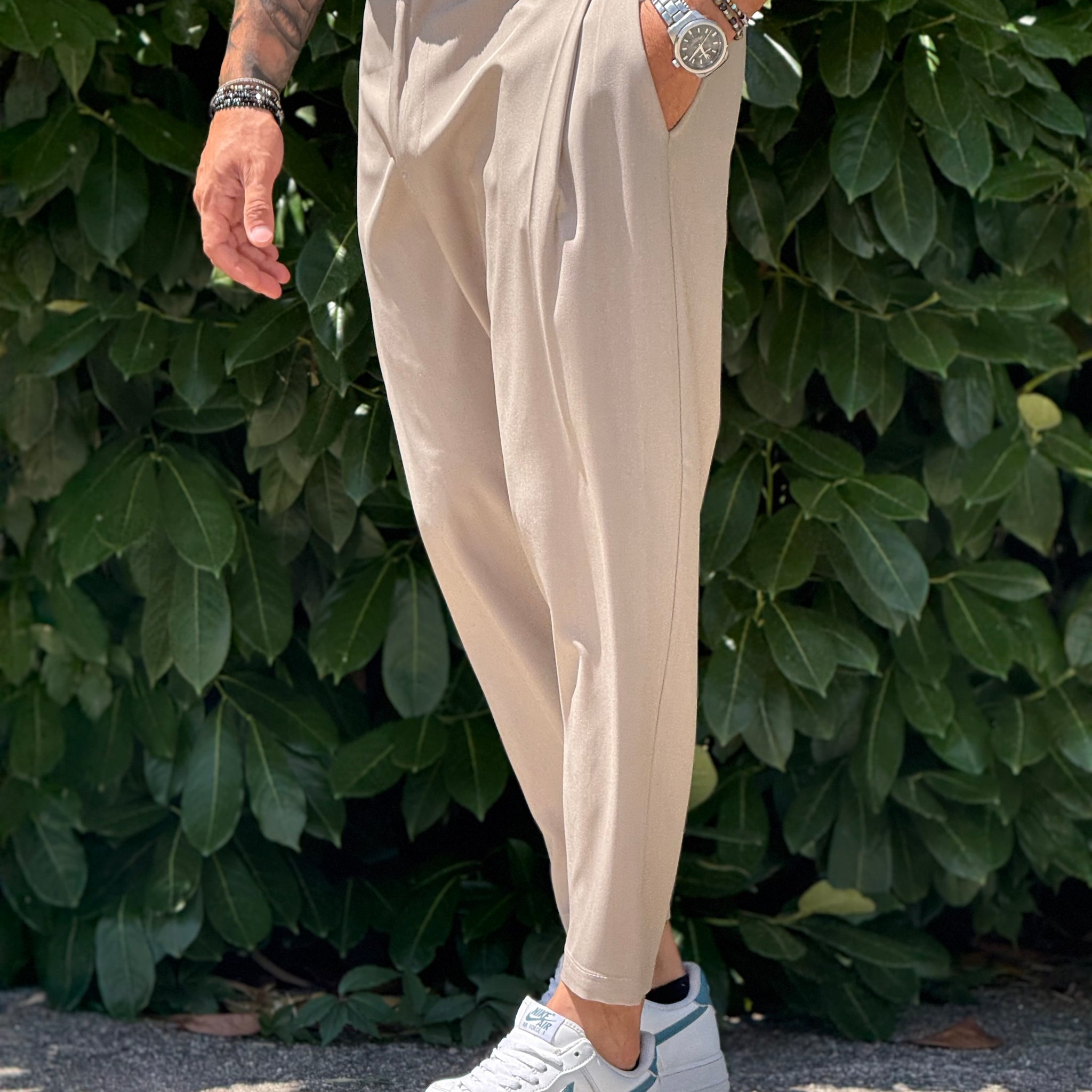 PANTALONE KID  BEIGE NEW JOB BRAND