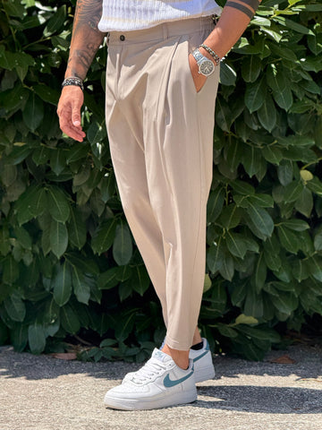 PANTALONE KID  BEIGE NEW JOB BRAND