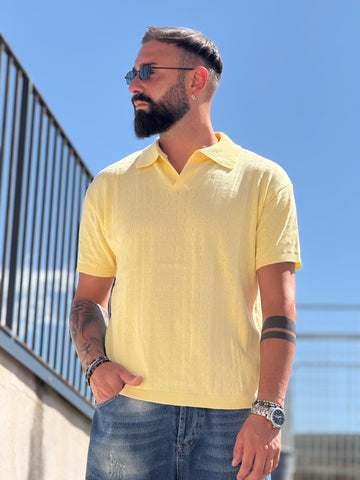 POLO POSITANO GIALLA NEW JOB BRAND