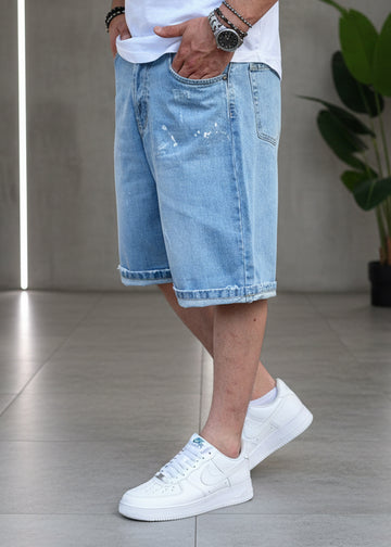 Bermuda Jeans  Ballon Lavaggio Chiaro