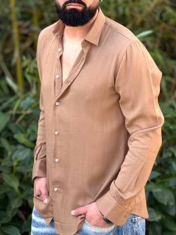 Camicia camel New Job Brand