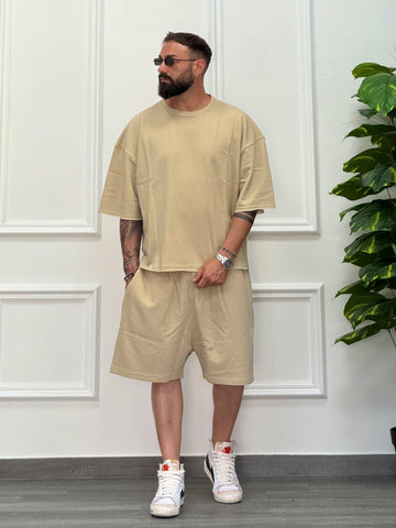Coordinato Tuta  madrive Beige New Job Brand