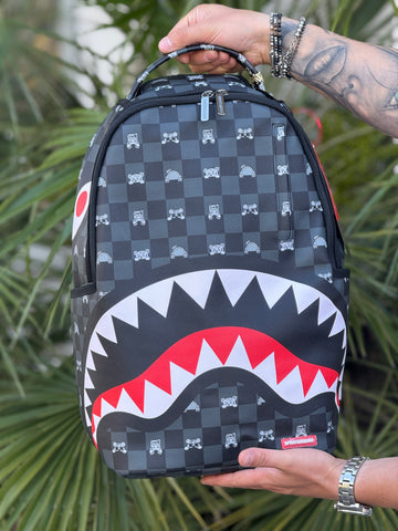 Zaino Sprayground Gray Peeking Character