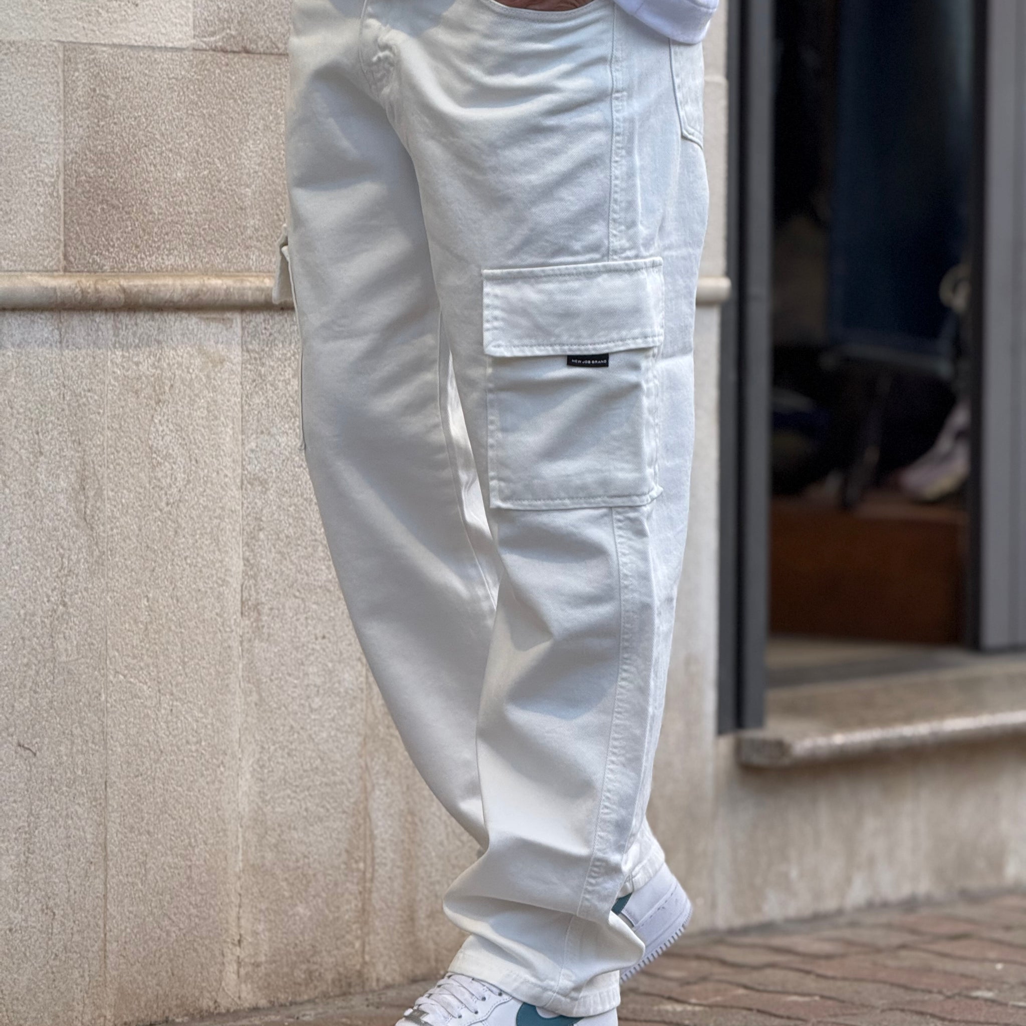 JESNS CARGO BIANCO NEW JOB BRAND