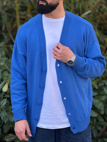 Cardigan Over Blu New Job Brand