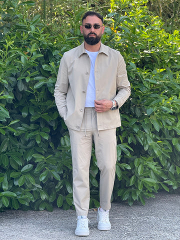 Coordinato beige hamakio