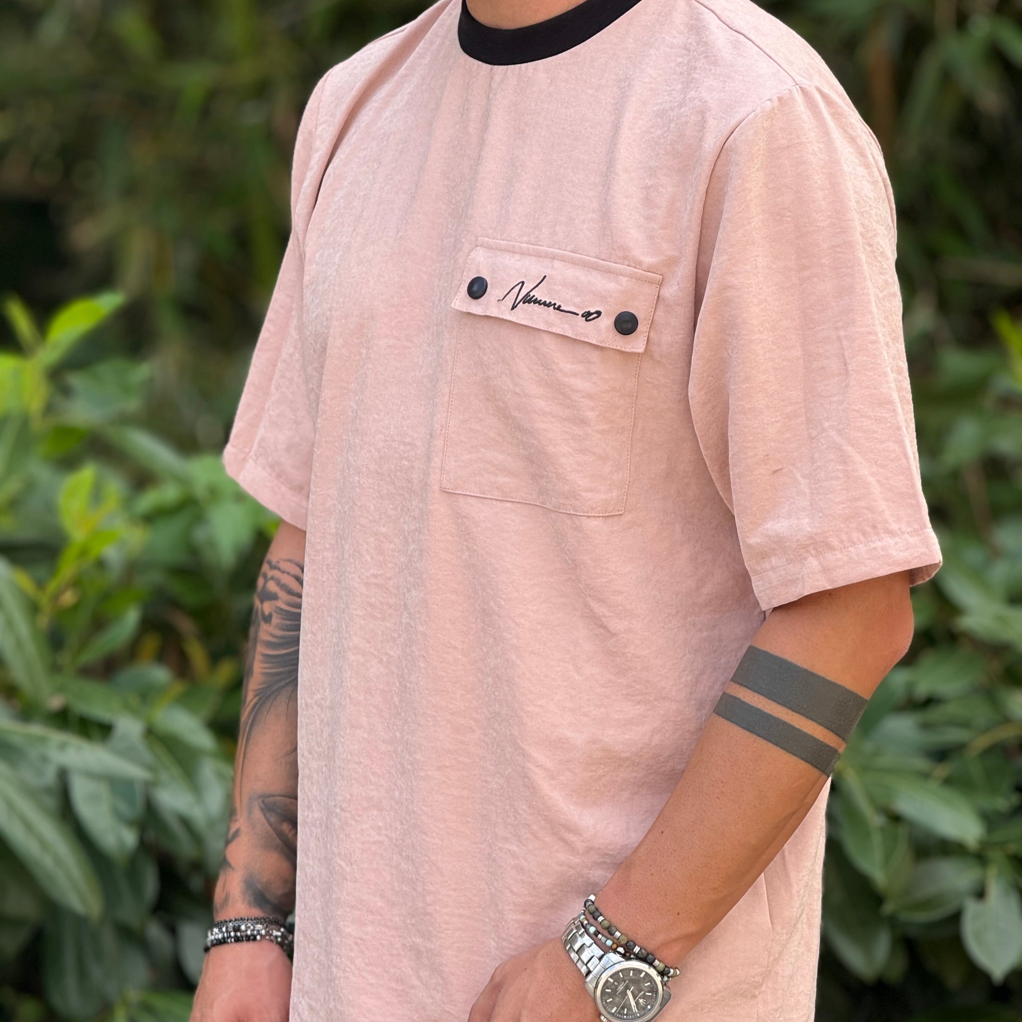 Shirt rosa antico numero 00 logo