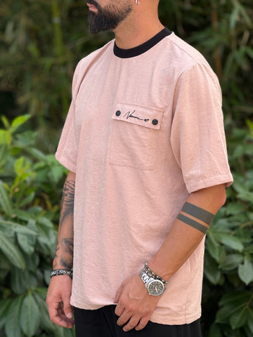 Shirt rosa antico numero 00 logo