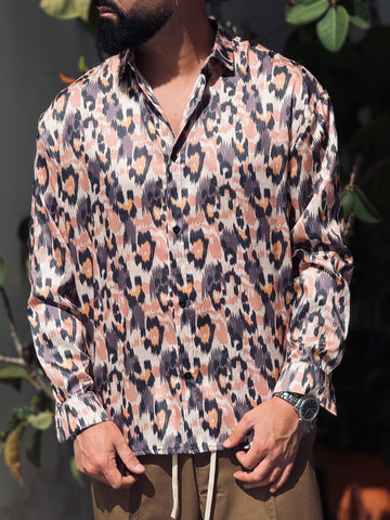 Camicia viscosa maculata  New Job Brand