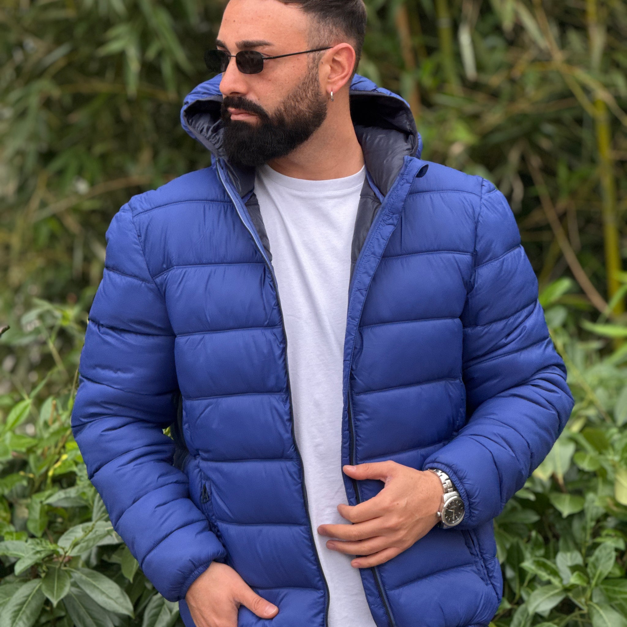 Bomber cappuccio piuma d’oca Royal