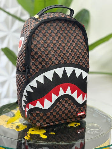 ZAINO SPRAYGROUND SHARKS IN PARIS PYRAMID BACKPACK 910B8744NSZ