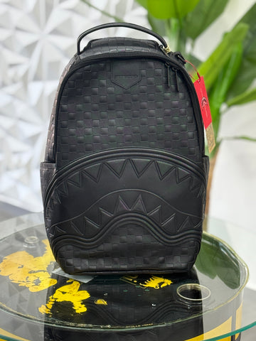 ZAINO SPRAYGROUND RAISED BLACK 910B8876NSZ/U