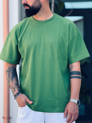 Shirt over in filo verde new job brand