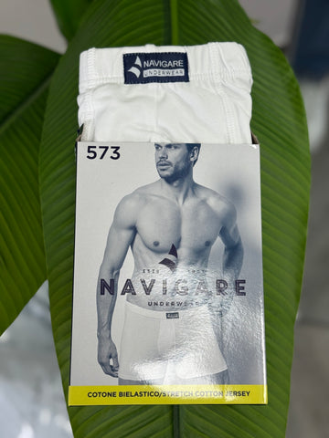 Boxer navigare singolo bianco