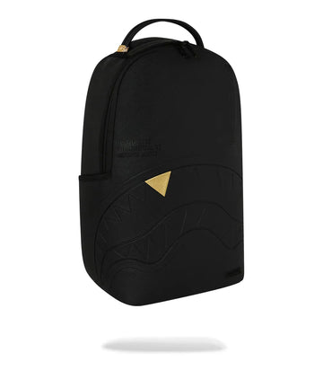 ZAINO SPRAYGROUND 910B9325NSZ BLACKED OUT EMBOSSED GOLD TOOTH BACKPACK