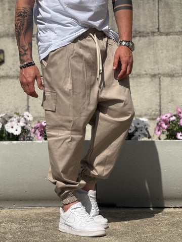 Pantalaccio cargo beige  frains
