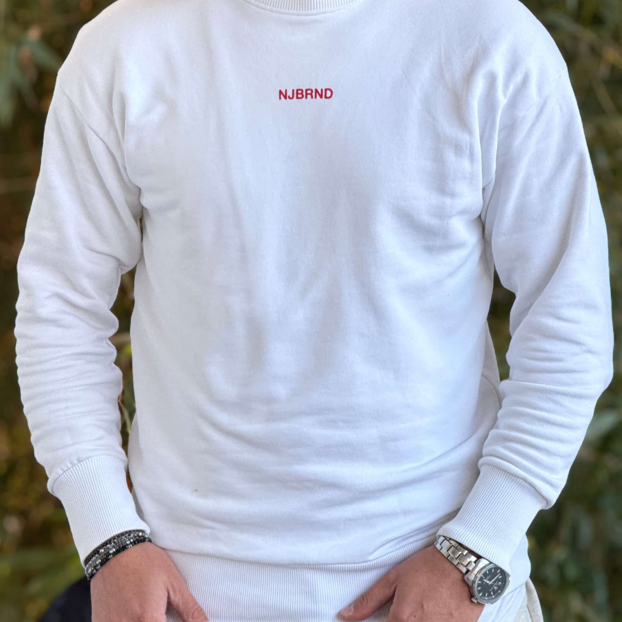 Felpa logo rosso new job brand