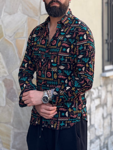 CAMICIA FANTASIA NEW JOB BRAND