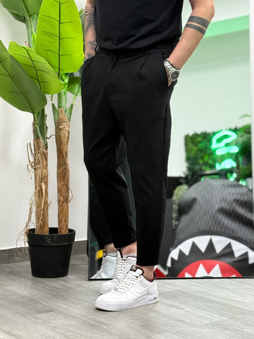 Pantalone Montecarlo nero New Job Brand