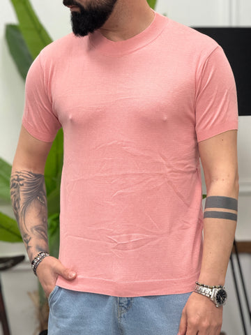 Shirt filo rosa Mezzocollo frains