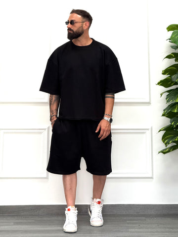 Coordinato Tuta Madrid Nero New Job Brand