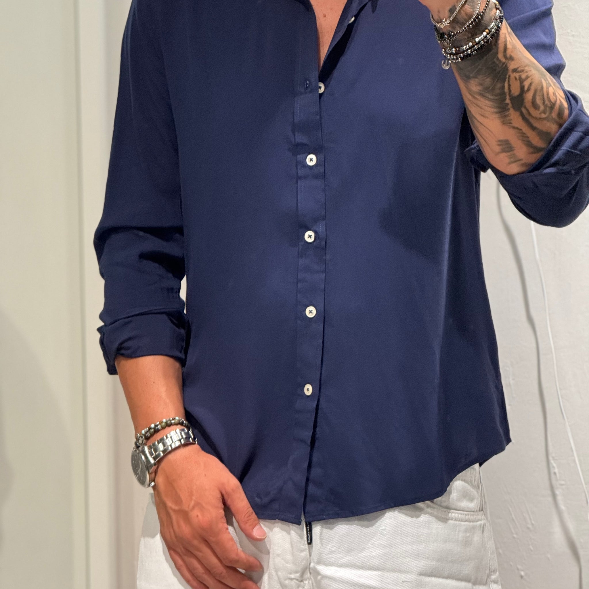 CAMICIA BLU NEW JOB BRAND