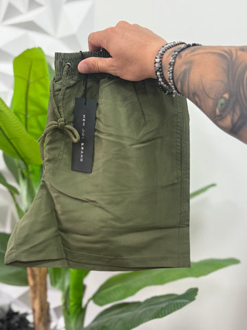 COSTUME VERDE MILITARE LUCIDO NEW JOB BRAND