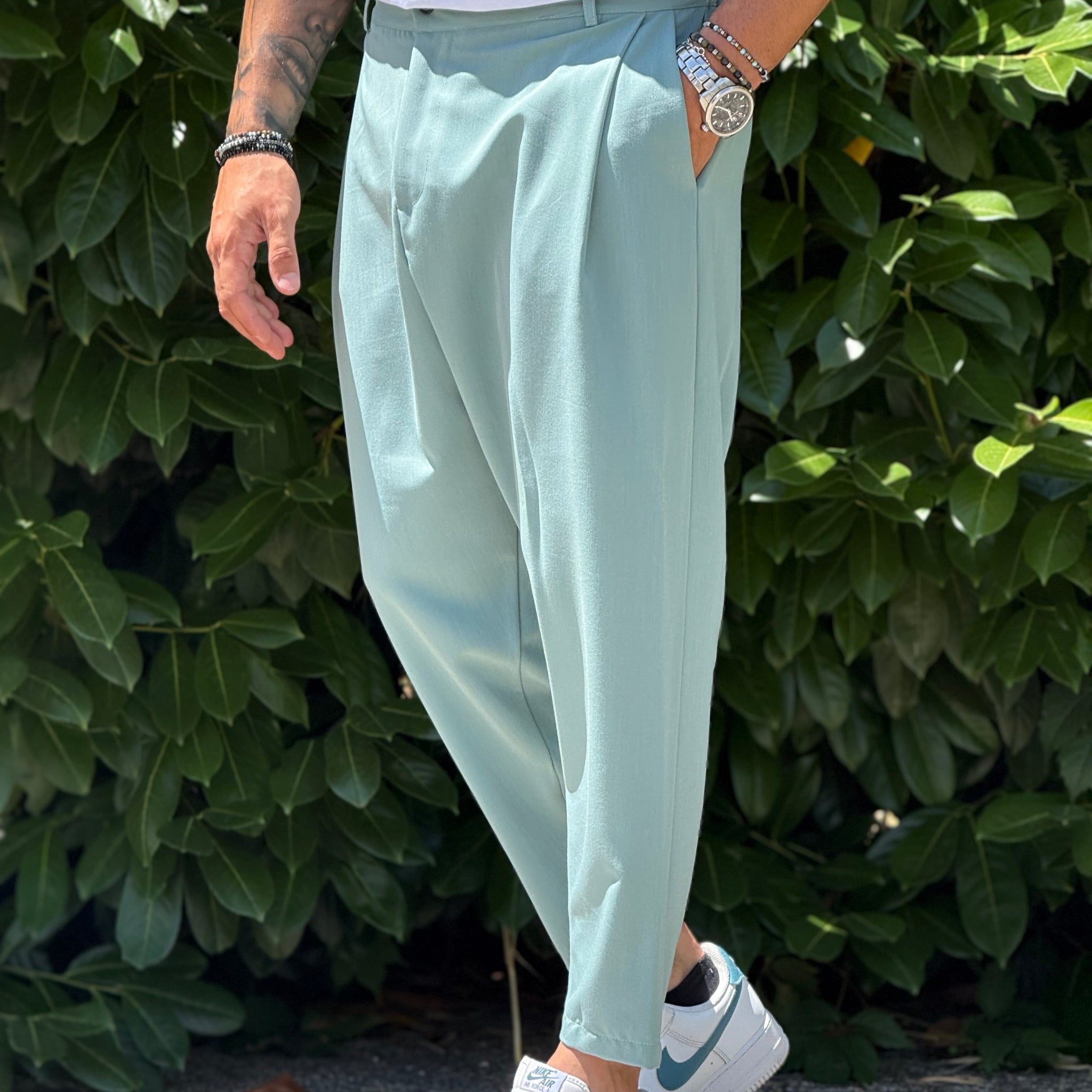 PANTALONE KID  ACQUAMARINA NEW JOB BRAND