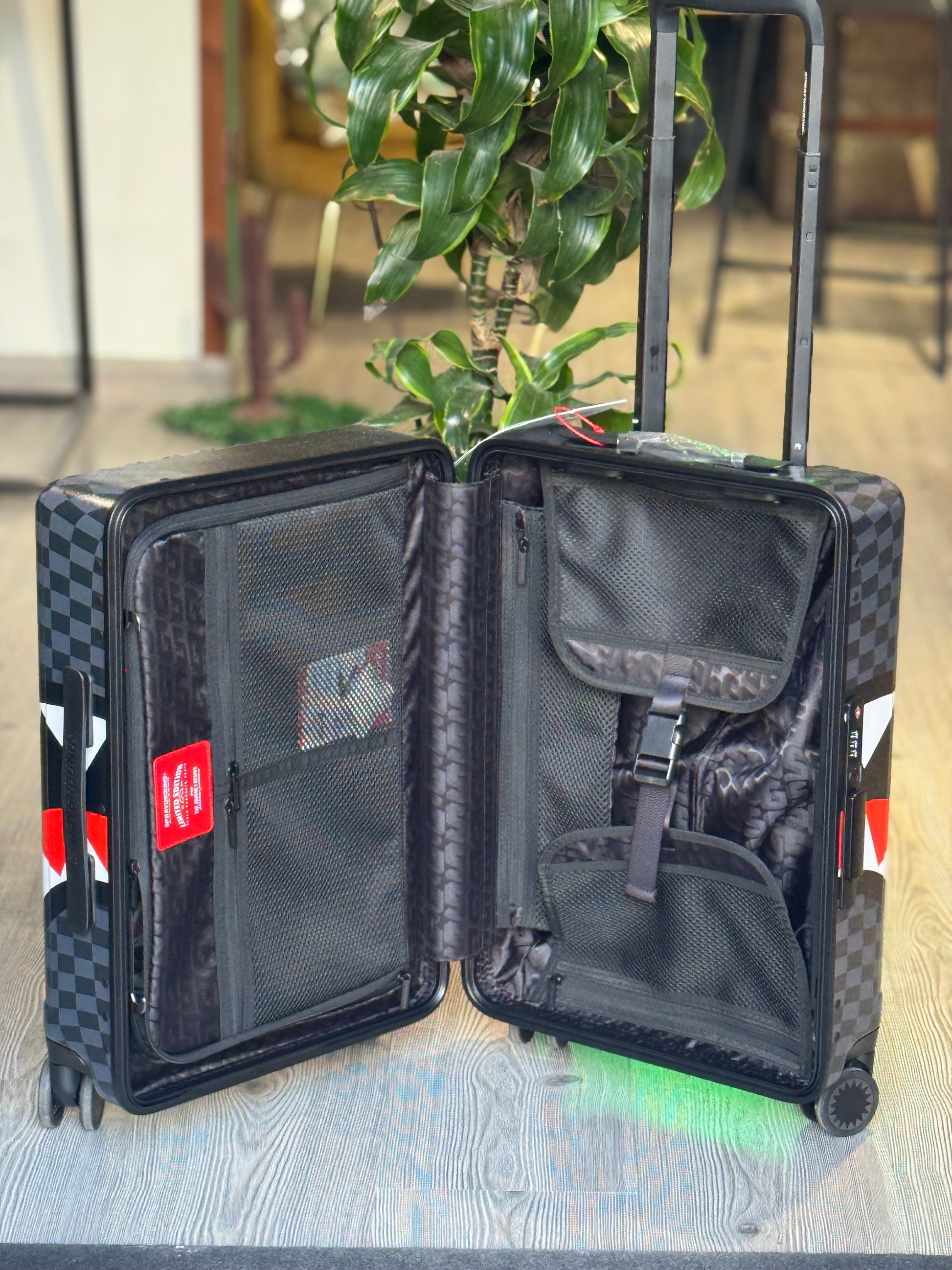 Sprayground Trolley Unfinished Shark Luggage - Il Maltese Lab