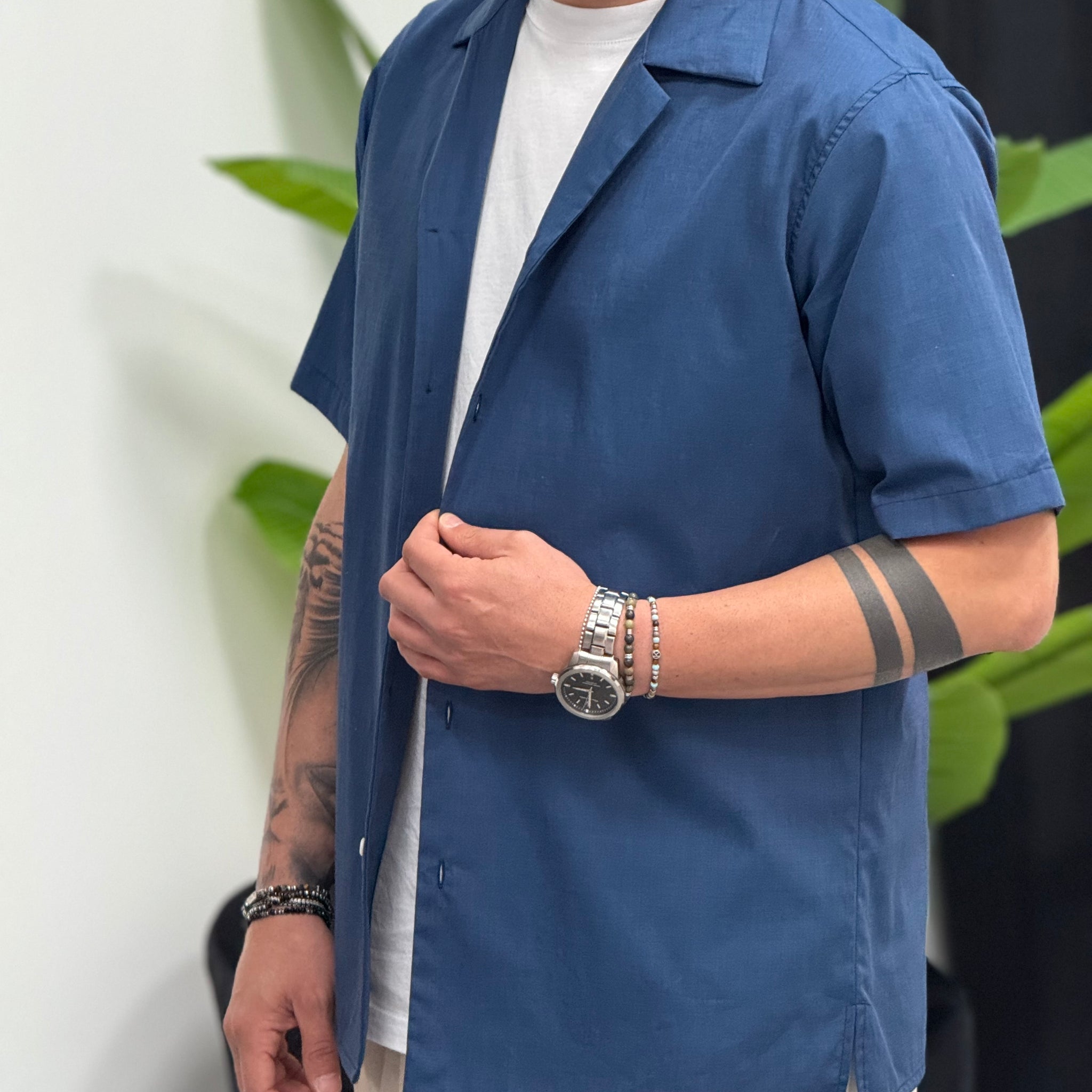 CAMICIA BLU NEW JOB BRAND