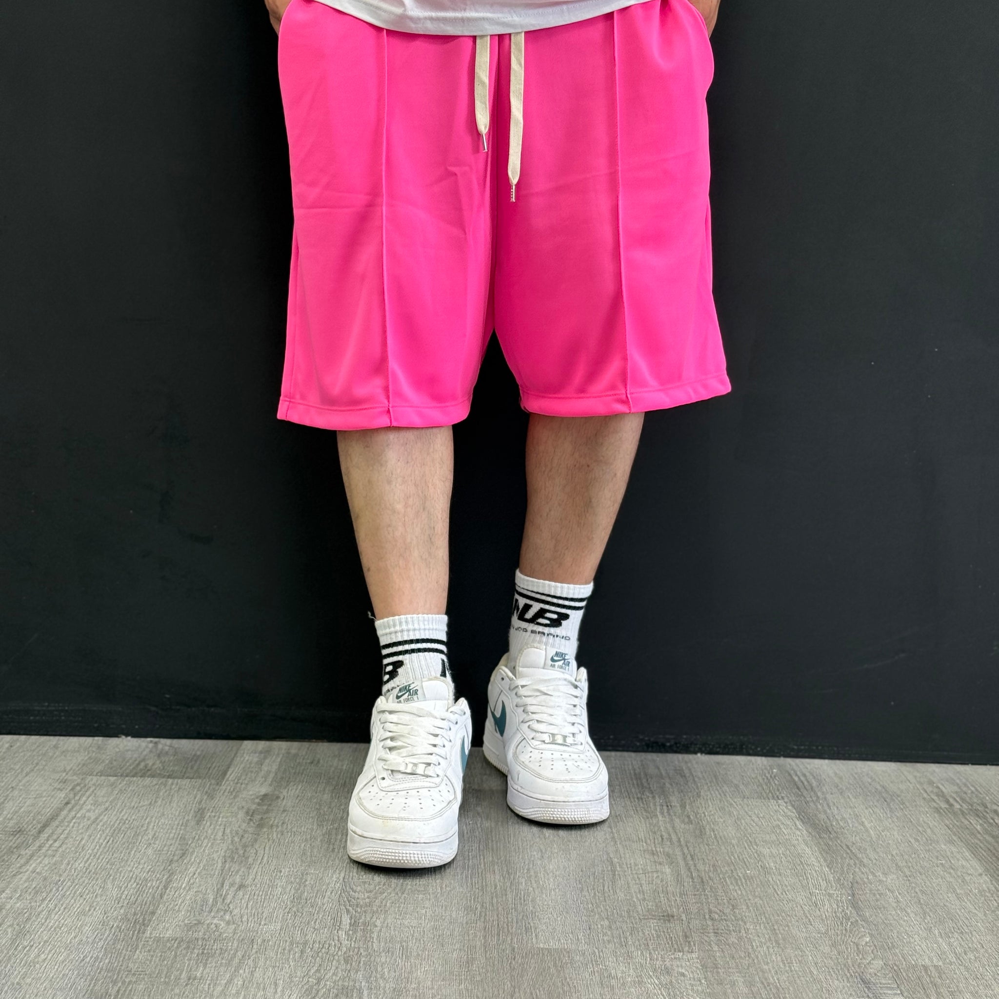 BERMUDA EFFETTO LUCIDO PINK NEW JOB BRAND