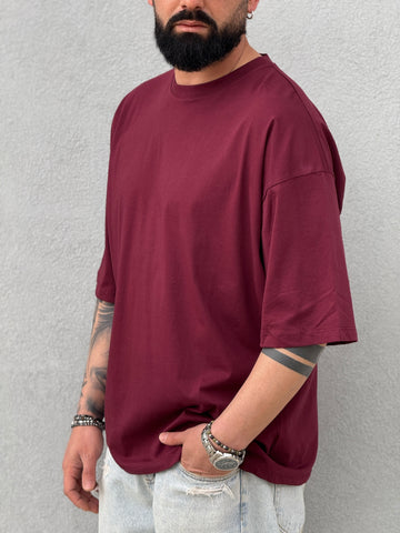 Shirt bordeaux 199 over manica 3/4