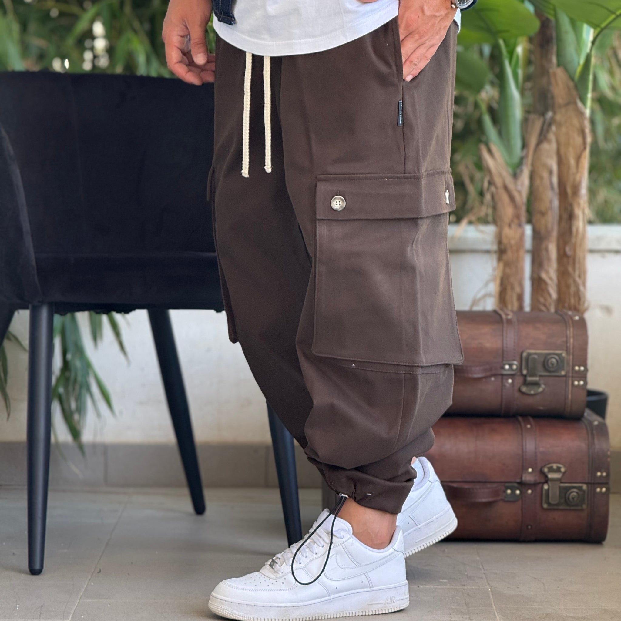 Pantalaccio cargo regolabile moro new job brand