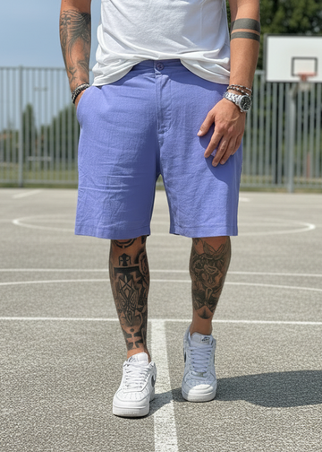 BERMUDA LINO LILLA  NEW JOB BRAND